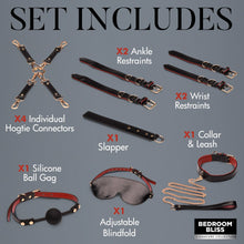 Load image into Gallery viewer, Lover&#39;s Deluxe Bondage Set (Black)
