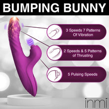 Load image into Gallery viewer, Bumping Bunny Thrusting &amp; Pulsing Silicone Rabbit Vibrator
