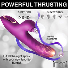 Load image into Gallery viewer, Bumping Bunny Thrusting &amp; Pulsing Silicone Rabbit Vibrator
