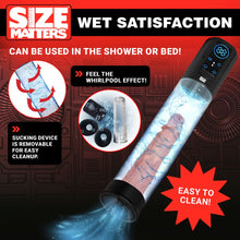 Load image into Gallery viewer, Size Matters Sucking Rechargeable Silicone Penis Pump
