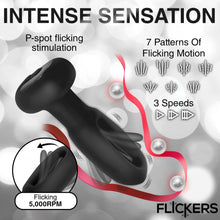 Load image into Gallery viewer, Bum Flick Flicking &amp; Vibrating Silicone Butt Plug W/ Remote
