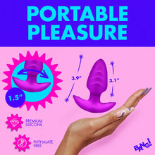 Load image into Gallery viewer, Bang Rotating Vibra Plug W/Remote Purple
