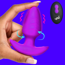 Load image into Gallery viewer, Bang Rotating Vibra Plug W/Remote Purple
