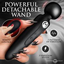 Load image into Gallery viewer, Thunderstick Thigh Strap Vibrating Wand with Harness
