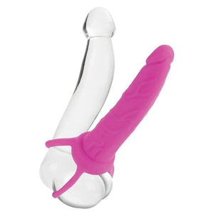 Love Rider Silicone  Dual Penetrator (Pink)