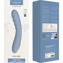 Load image into Gallery viewer, Svakom Ava Neo Rechargeable Vibrator (Blue)
