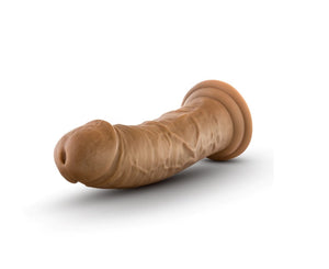 Dr. Skin  Dildo With Suction Cup - 8 Inch (Mocha)