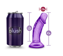 Load image into Gallery viewer, Sweet n Small 4&quot; Dildo with Suction Cup (Purple)
