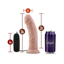 Load image into Gallery viewer, Dr Skin, Dr. Joe Vibrating Cock - 8 inch (Beige)
