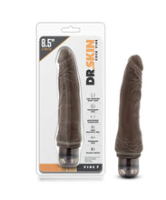 Load image into Gallery viewer, Dr. Skin Cock Vibe 7 Vibrating Dildo - 8.5 inch (Chocolate)
