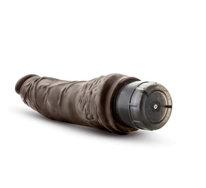 Dr. Skin Cock Vibe 7 Vibrating Dildo - 8.5 inch (Chocolate)