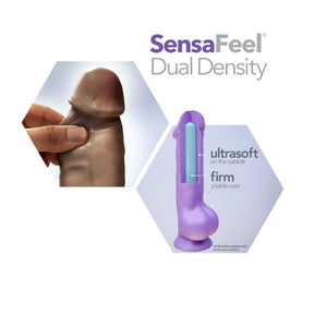 Au Naturel Daddy Realistic Dildo - 14 inch (Chocolate)