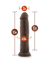 Load image into Gallery viewer, Dr. Skin Realistic Dildo - 9.5 Inch (Chocolate)
