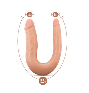 Dr. Skin Mini Double Dong - 12 inch (Beige)