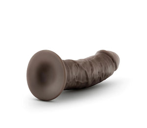Au Naturel Dildo with Suction - 8 inch (Chocolate)