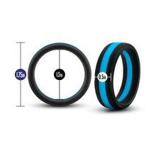 Load image into Gallery viewer, Performance - Go Pro Cock Ring (Black/Blue)
