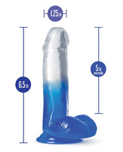 Load image into Gallery viewer, B Yours Stella Blue Dildo - 6.25 inch (Blue)
