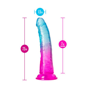 B Yours Beautiful Sky Dildo - 7 Inch (Sunset)