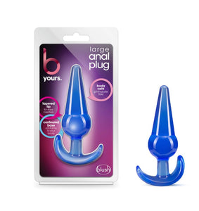 B Yours Butt Plug - Large (Blue)
