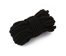 Load image into Gallery viewer, Cotton Rope - 35 feet (Black)
