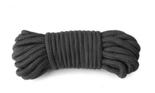 Load image into Gallery viewer, Cotton Rope - 35 feet (Black)
