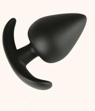 Load image into Gallery viewer, Silicone Butt Plug - Large (Black)

