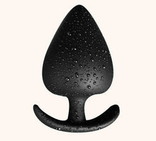 Load image into Gallery viewer, Silicone Butt Plug - Large (Black)
