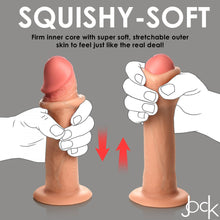 Load image into Gallery viewer, Real Skin Silicone Dildo - 8 Inch (Light)
