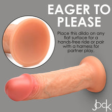 Load image into Gallery viewer, Real Skin Silicone Dildo - 8 Inch (Light)
