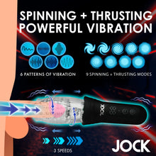 Load image into Gallery viewer, Jock Spinning, Thrusting, and Vibrating Rechargeable Masturbator
