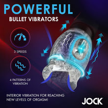Load image into Gallery viewer, Jock Spinning and Thrusting Masturbator with 2 Bullets
