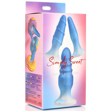 Load image into Gallery viewer, Simply Sweet Silicone Butt Plug - Set of 3 (Blue)
