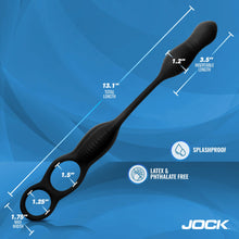 Load image into Gallery viewer, Hyper Thrusting and Vibrating Anal Plug with C-Ring
