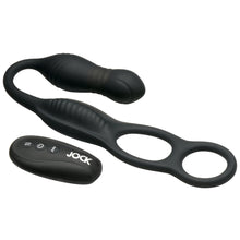 Load image into Gallery viewer, Hyper Thrusting and Vibrating Anal Plug with C-Ring
