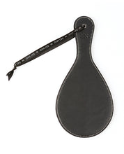 Load image into Gallery viewer, Sei Mio Roundly Chastised Broad Circular Spanking Paddle - Black
