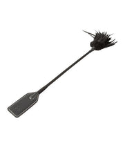 Load image into Gallery viewer, Sei Mio Slap &amp; Tickle Dual Ended Crop &amp; Tickler - Black
