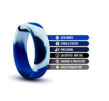 Load image into Gallery viewer, Performance - Cock Ring Silicone (Blue Camouflage)
