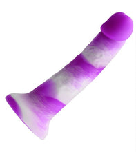 Load image into Gallery viewer, Colours Pleasures Yum Yum Dildo - 7 inch (Purple)
