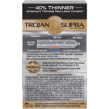 Load image into Gallery viewer, Trojan Supra Bare Skin Condoms - 6 Pack
