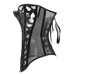 Corset Mesh with Bustier - XL (Black)