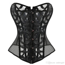 Load image into Gallery viewer, Corset Mesh with Bustier - XL (Black)
