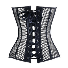 Load image into Gallery viewer, Corset Mesh with Bustier - XL (Black)
