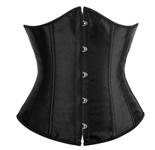 Load image into Gallery viewer, Corset Satin Boned - Medium (Black)
