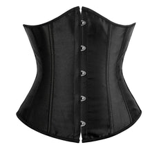 Load image into Gallery viewer, Corset Satin Boned - XL (Black)
