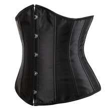 Load image into Gallery viewer, Corset Satin Boned - XL (Black)
