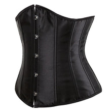 Load image into Gallery viewer, Corset Satin Boned - Medium (Black)
