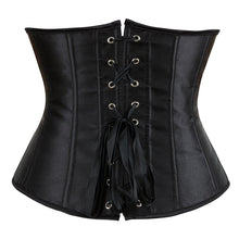 Load image into Gallery viewer, Corset Satin Boned - Medium (Black)
