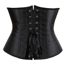 Load image into Gallery viewer, Corset Satin Boned - XL (Black)
