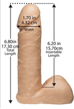Load image into Gallery viewer, Vac-U-Lock Ultraskyn Dildo 6 inch(Vanilla)
