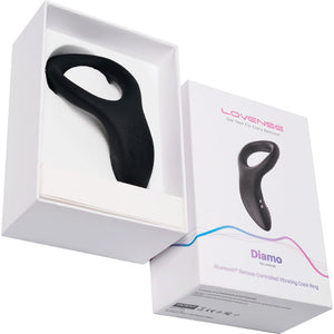 Lovense Diamo Remote Controlled Vibrating Silicone Cock Ring